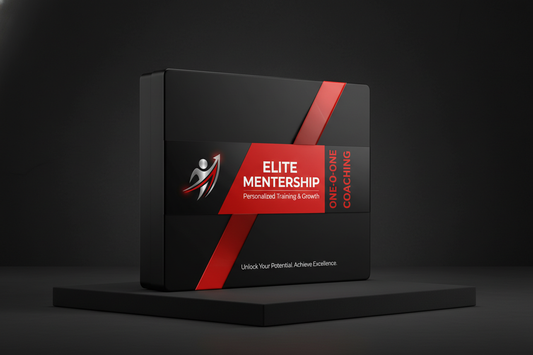 one on one coaching in black and red package